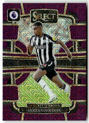 2023-24 Panini Select Premier League No. 71 Alexander Isak Púrpura Mojo Prizm - Imagen 1 de 2