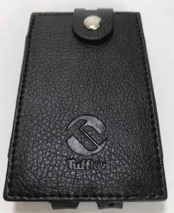 Faux Leather Case Cover for FiiO Q1 Mark II (FQ1222) – Slimline Black Wallet Sty - Picture 1 of 3