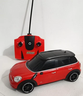 MODELLINO AUTO REEL TOYS MINI COOPER S 1/18 ROSSA RC Radiocomandata - Immagine 1 di 2