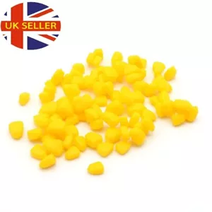20 x large pop up fake yellow sweetcorn carp coarse barbel fishing bait - Picture 1 of 24