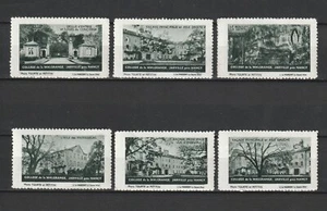 FRANCE - lot de 6 Vignettes sur le Collége de la Malgrange à JARVILLE prés Nancy - Imagen 1 de 1