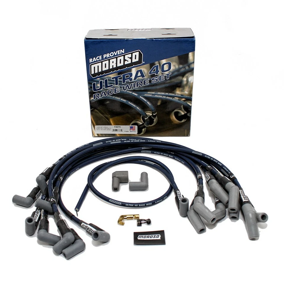 ULTRA 40 SPARK PLUG WIRES SB FORD 302 HEI DISTRIBUTOR - Image 1 of 1