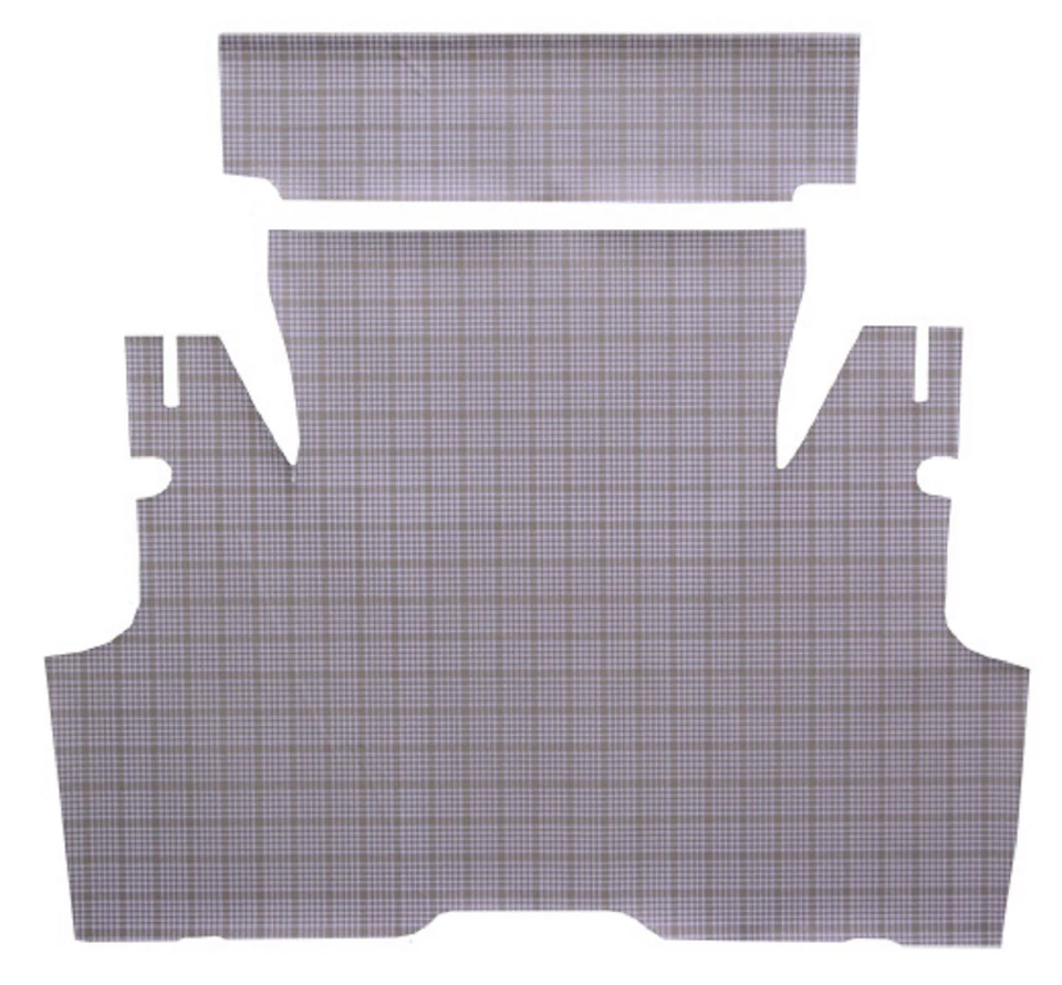 Alfombrilla de maletero polar convertible Ford Thunderbird ACC 1955-1956 a cuadros grandes Foto 1 de 3