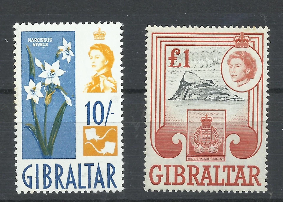 英国 GIBRALTAR,YV # 157/8,全新邮票 — 第 1/1 张图片