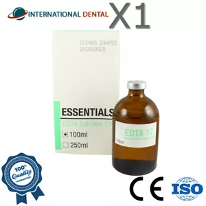 Dental EDTA 17% Antibacterial Disinfectant Liquid Chelating Agent 100ml Odorless - Picture 1 of 3