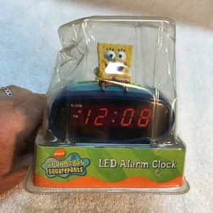 Spongebob Squarepants 2003 LED Alarm Clock Sealed Package NEW MM - Picture 1 of 6