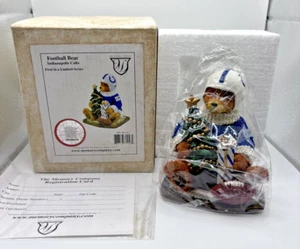 Fußballbär ""Indianapolis Colts"" 2002 Sammlerfigur offiziell NFL selten - Bild 1 von 5
