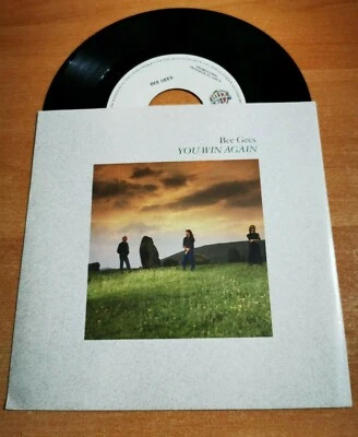 BEE GEES You win again 7" SPANISH PROMO SINGLE VINYL ULTRA RARE BARRY GIBB 1987 - Image 1 of 2