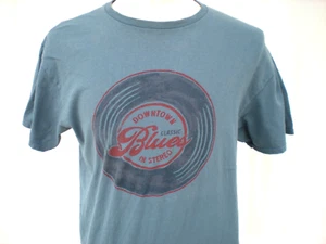 Downtown Classic Blues In Stereo t-shirt Size Medium M Vinyl - Picture 1 of 6