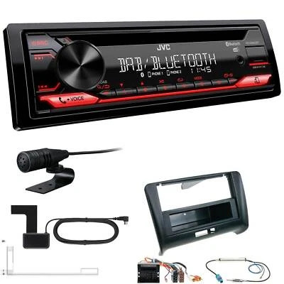 JVC KD-DB622BT DAB inkl Antenne Bluetooth USB Set für Audi TT 2006-2014 mit Bose - Bild 1 von 4