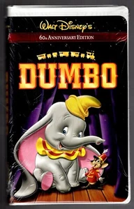 Disney 60th Anniversary Edition Dumbo VHS Tape - Picture 1 of 3