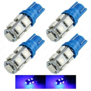 4 x Bombillas de Respaldo Mapa Domo Azul 9 SMD 5050 LED 168 T10 921 912 194 + HERRAMIENTA - Imagen 1 de 5