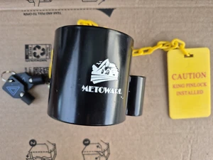 5th Wheel King Pin Lock with Warning Tag for 5th Wheel, RVs, Semi Trailers and C - Bild 1 von 5