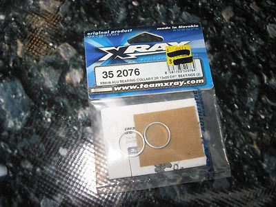 Vintage RC XRAY Alum Bearing Collar Collars (2) 352076 - Image 1 of 2