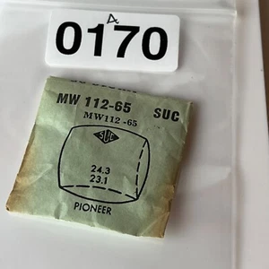 Vintage Pioneer Watch Crystal Replacement MW 112-65 New Old Stock 24x23 - Picture 1 of 2
