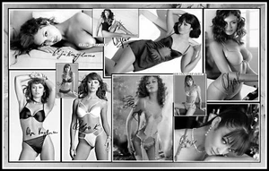 Olga Kurylenko, Signed, Collage Cotton Canvas Image. Limited Edition (OK-60b)x - Picture 1 of 1