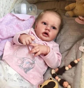 21in 6LBS Reborn Baby Dolls Toddler Boy Girl Handmade Rooted Mohair Newborn Gift - Picture 1 of 3