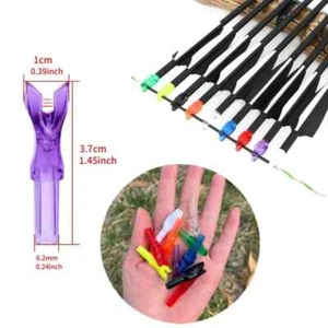 50X DIY Plastic Arrow Nock Insert Tail Use for ID 6.2mm Arrow Shaft Accessories - Picture 1 of 32