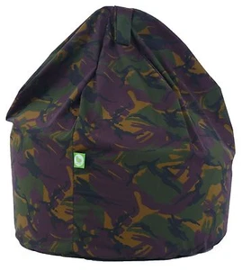 Child Size Army Camo Camouflage Bean Bag With Beans By Bean Lazy - Picture 1 of 1