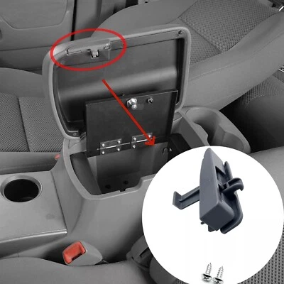 Armrest Release Handle  Center Console Lid Latch Gray For Toyota Tacoma 2005-12 - Image 1 of 4