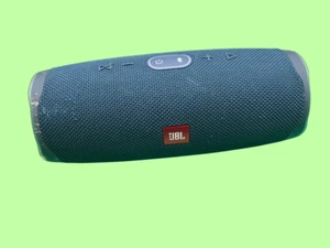 JBL Charge 4 Portable Bluetooth Speaker, Blue, Used, Worn - Picture 1 of 7