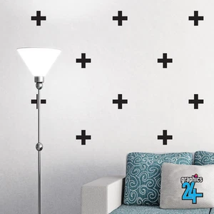 Crosses Vinyl Wall Art Sticker Decal Bedroom Living Room Home Decor - Picture 1 of 3