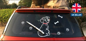 Car Animal Sticker Cartoon Moving Tail Cute Puppy Dog - Picture 1 of 4