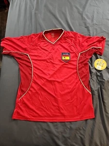 NWT Spain Espana National Team Rhinox Red Authentic Soccer Football Jersey Sz XL - Picture 1 of 8