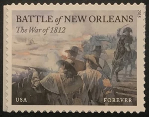 2015 Scott #4952 - Forever - BATTLE OF NEW ORLEANS - Single Mint NH - Picture 1 of 1