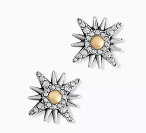 Brighton Sunglow Two-Tone Crystal Earrings Style: JA9213 MSRP: $62 NWT - Picture 1 of 1