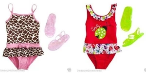 Wippette One Piece Swimsuit & Jelly Sandals ~ Pick Your Size & Color ~ NWT - Picture 1 of 22