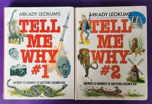 Tell Me Why Volumes 1-2 by Arkady Leokum Questions Children Ask HC Vintage - Picture 1 of 9
