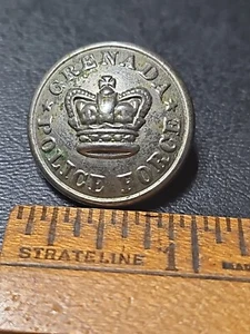 Veraltete Grenada Polizei Uniform Jacke Knopf Blakemore 1" - Bild 1 von 5