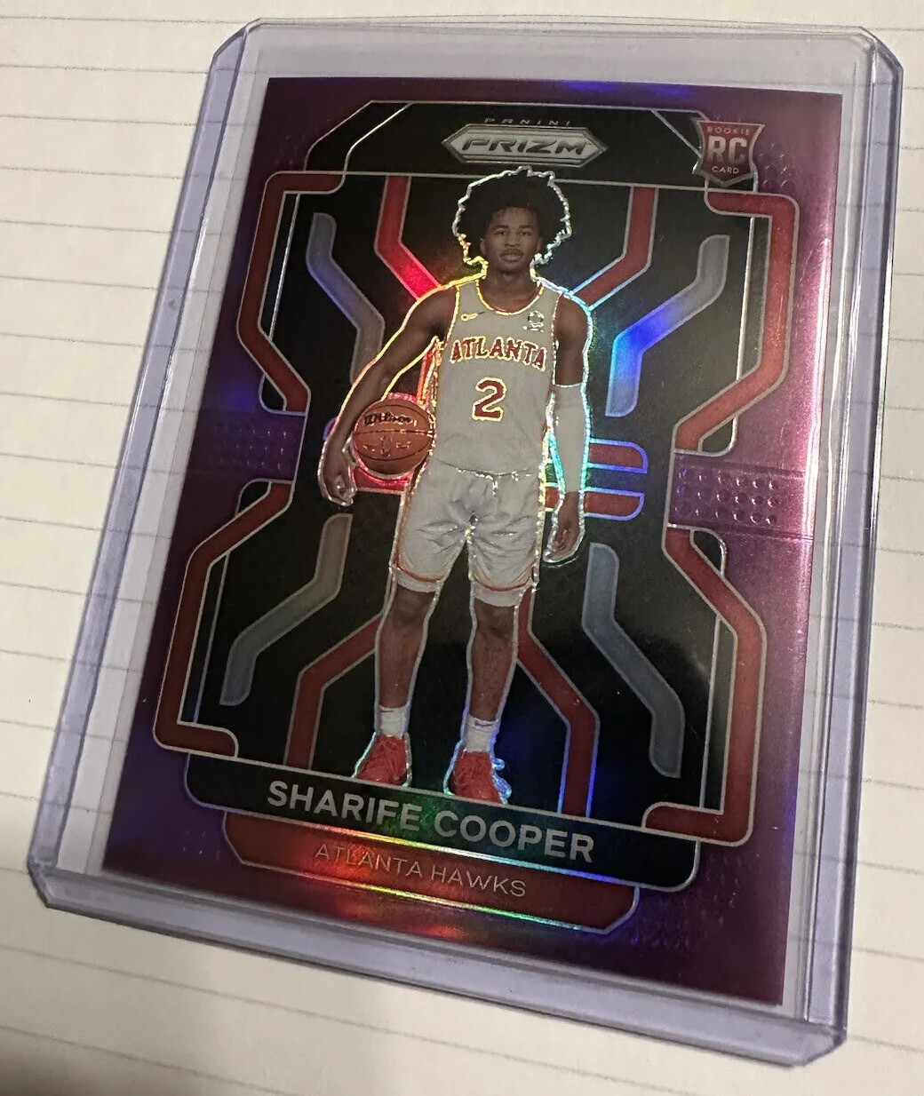 2021-22 Panini Prizm Purple Prizm /99 Sharife Cooper #280 Rookie RC