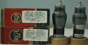 1MP 6F8G RCA NOS NIB black coated glass Made in USA Amplitrex tested #1446005 - Picture 1 of 8
