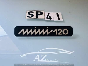 Innocenti Mini 120 Metal Back Logo Frieze - Picture 1 of 2