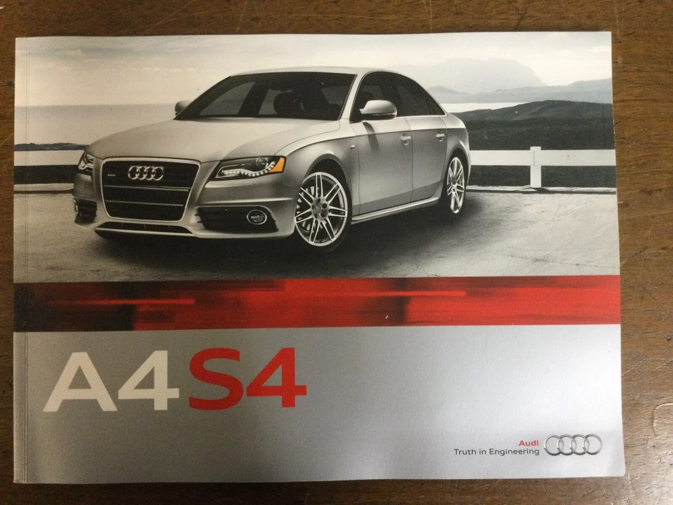 Audi A4S4 A4 S4 2011 folleto de ventas envío gratuito Foto 1 de 1