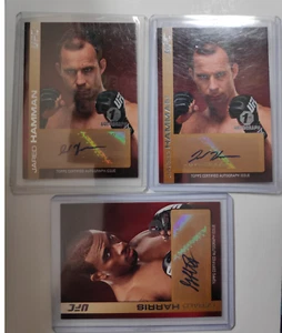 Certified AUTO Jared Hamman/Gerald Harris 2011 Topps UFC Title Shot FA-JH x2/GH - Picture 1 of 2