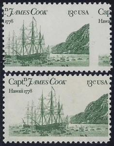 1733 - Huge Misperf Error / EFO "Captain James Cook" Mint NH (S1) - Picture 1 of 1