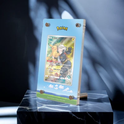 Clear Acrylic PTCG Trading Card Display Stand for Pokemon - Image 1 of 4
