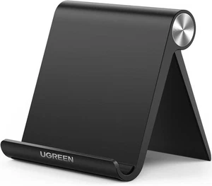 UGREEN Cell Phone Stand for Desk Holder Foldable Portable Black - Picture 1 of 8