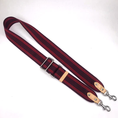 Сумка Coach ремень регулируемый через плечо замена темно-бордовый красный хлопок - Изображение 1 из 4