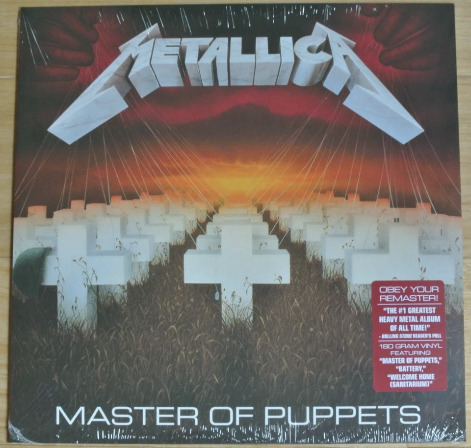 METALLICA  Master Of Puppets LP 180g Vinyl Remaster - image 1 of 3