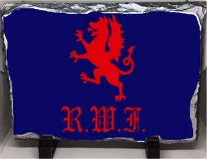 Royal Welch Fusiliers Military Rock Slate 29cm x 20cm Excellent Quality Slate - Picture 1 of 4
