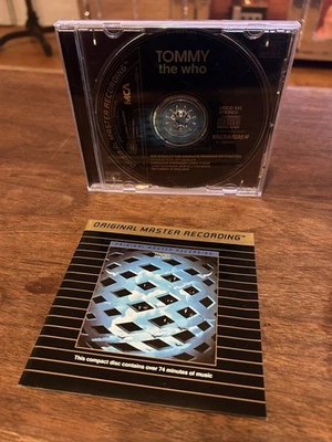 The Who Tommy MFSL 24K Gold Plated CD Original Master Recording TESTED Foto 1 de 4