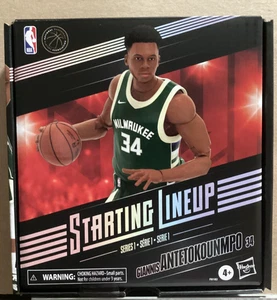 STARTING LINEUP GIANNIS ANTETOKOUNMPO FIGURE SIGILLATO HASBRO 2022 NBA - Foto 1 di 2