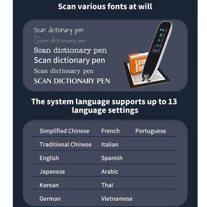 Stylo Traducteur Vocal Intelligent édition Internationale Blanc Stylo De Numéris - Bild 1 von 12