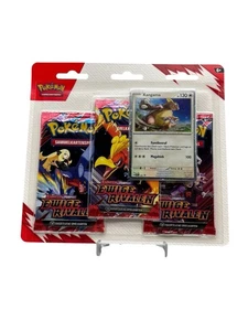 Pokémon Karmesin & Purpur Ewige Rivalen 3-Pack Blister Kangama Deutsch Neu OVP - Bild 1 von 4