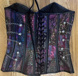 Corsé Mujer Descendientes Estampado Púrpura Mediano - Imagen 1 de 2