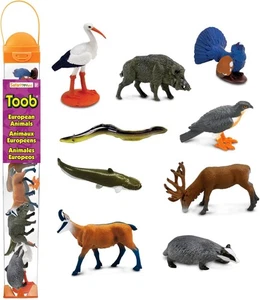 Safari Ltd. Set 9 European Animal Toy Figures | TOOB Collection |...  - Bild 1 von 6